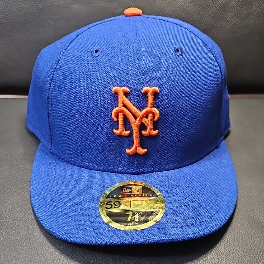 New York Mets New Era Fitted Baseball Cap Size 7 3/8 - Picture 2 of 4